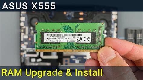 Asus X555 RAM Upgrade & Install: Step.
